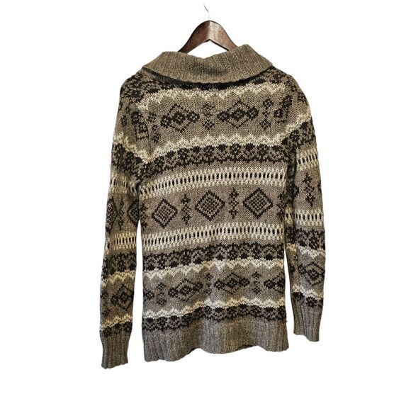 I LOVE H81  Cardigan Wool Blend Southwestern LARGE - Picture 5 of 5